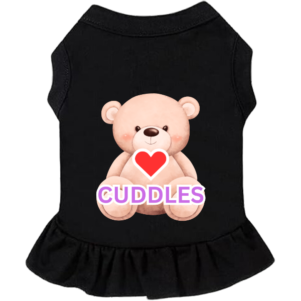 Short Sleeve Pet Skirt (Love Cuddles)