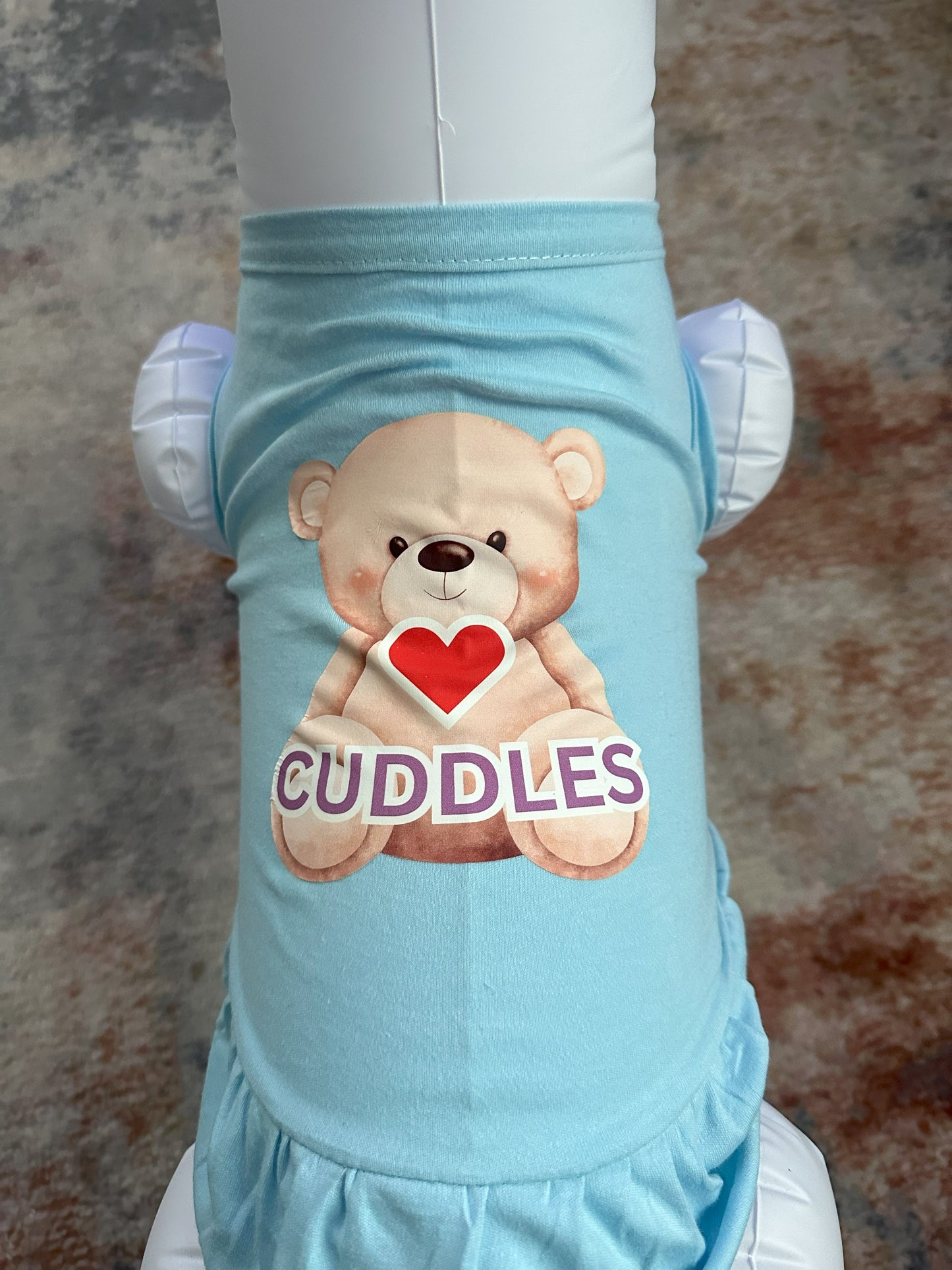 Short Sleeve Pet Skirt (Love Cuddles)