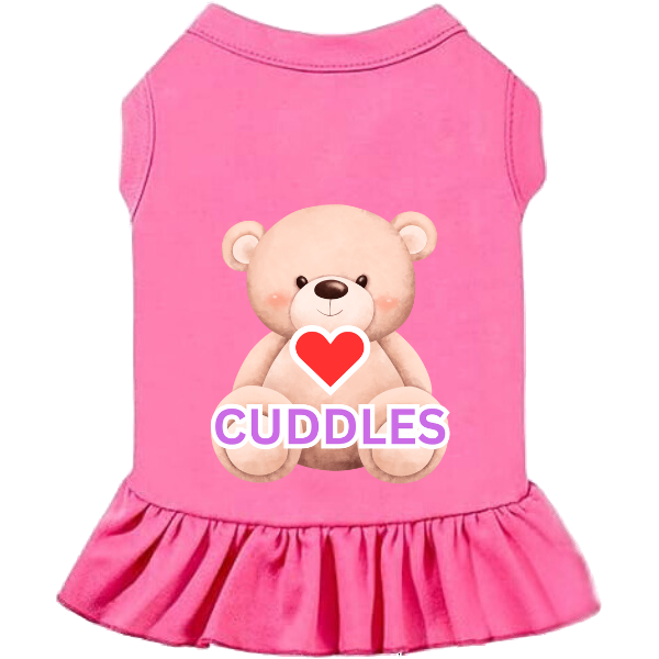 Short Sleeve Pet Skirt (Love Cuddles)