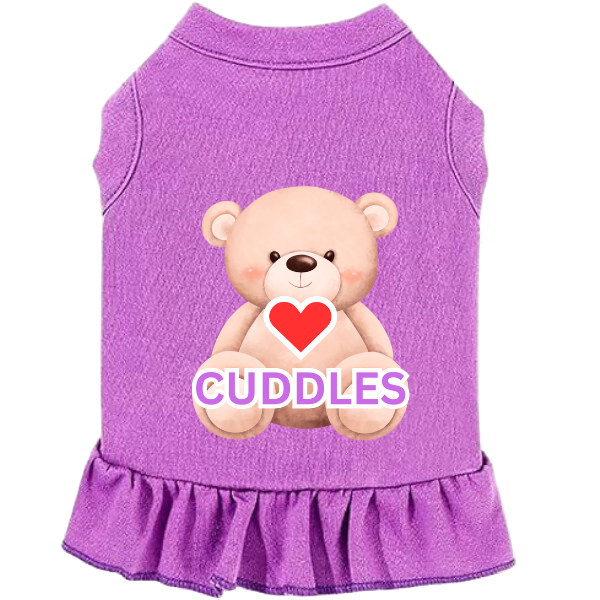 Short Sleeve Pet Skirt (Love Cuddles)