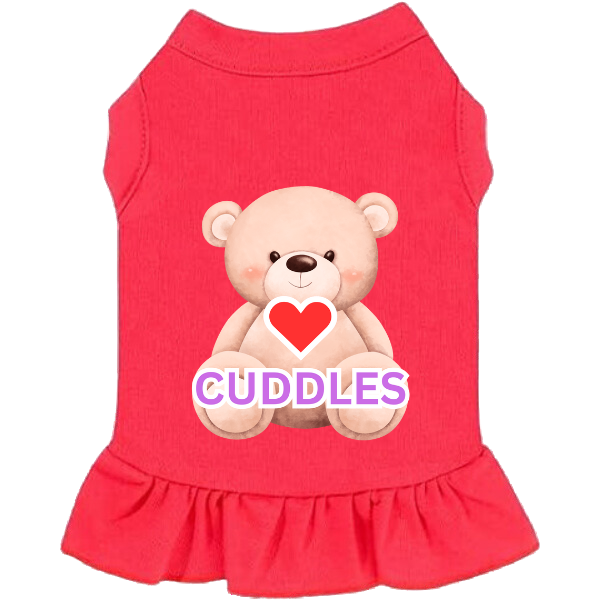 Short Sleeve Pet Skirt (Love Cuddles)