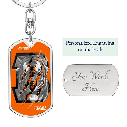 Cincinatti Bengals (Swivel Keychain)