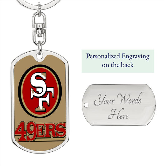 San Francisco 49ers (Swivel Keychain)