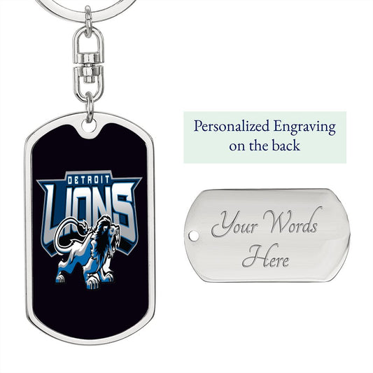 Detroit Lions (Swivel Keychain)