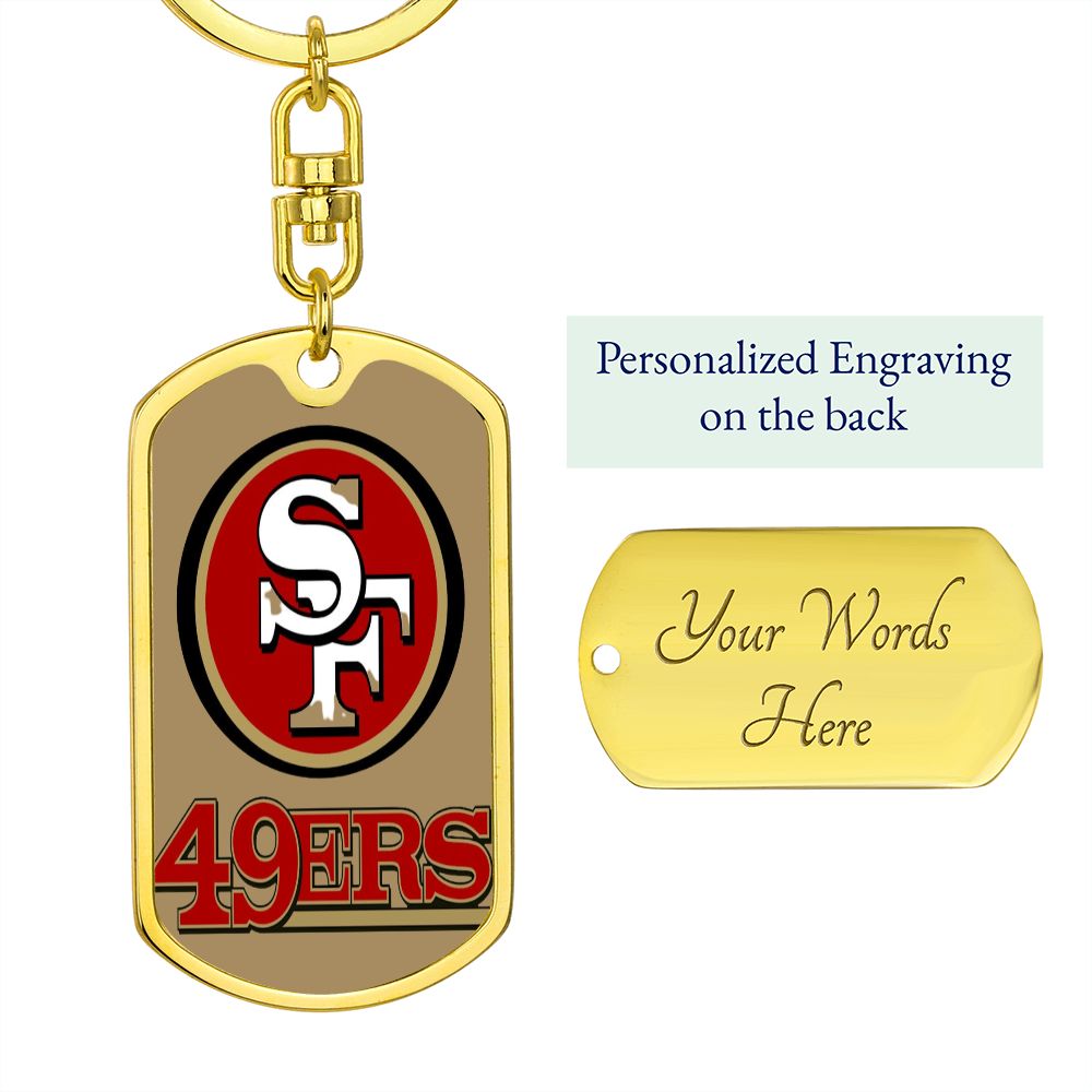San Francisco 49ers (Swivel Keychain)