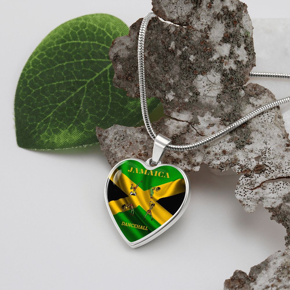 Jamaica (Dancehall) Heart Necklace