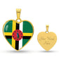 Dominica (Heart Necklace)