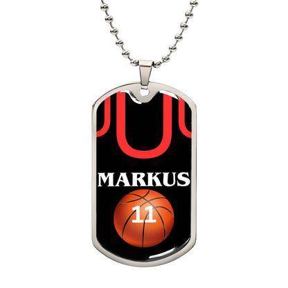 Markus Basketball (Dog Tag)