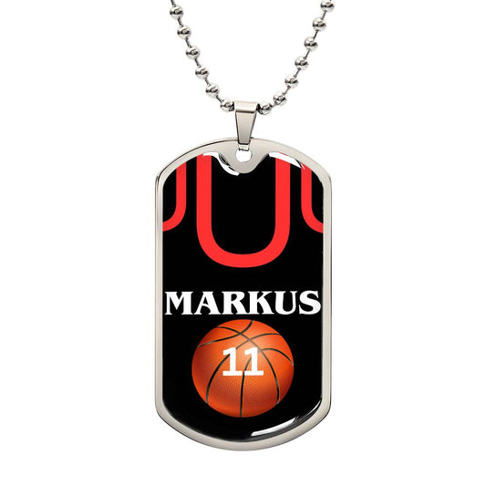 Markus Basketball (Dog Tag)