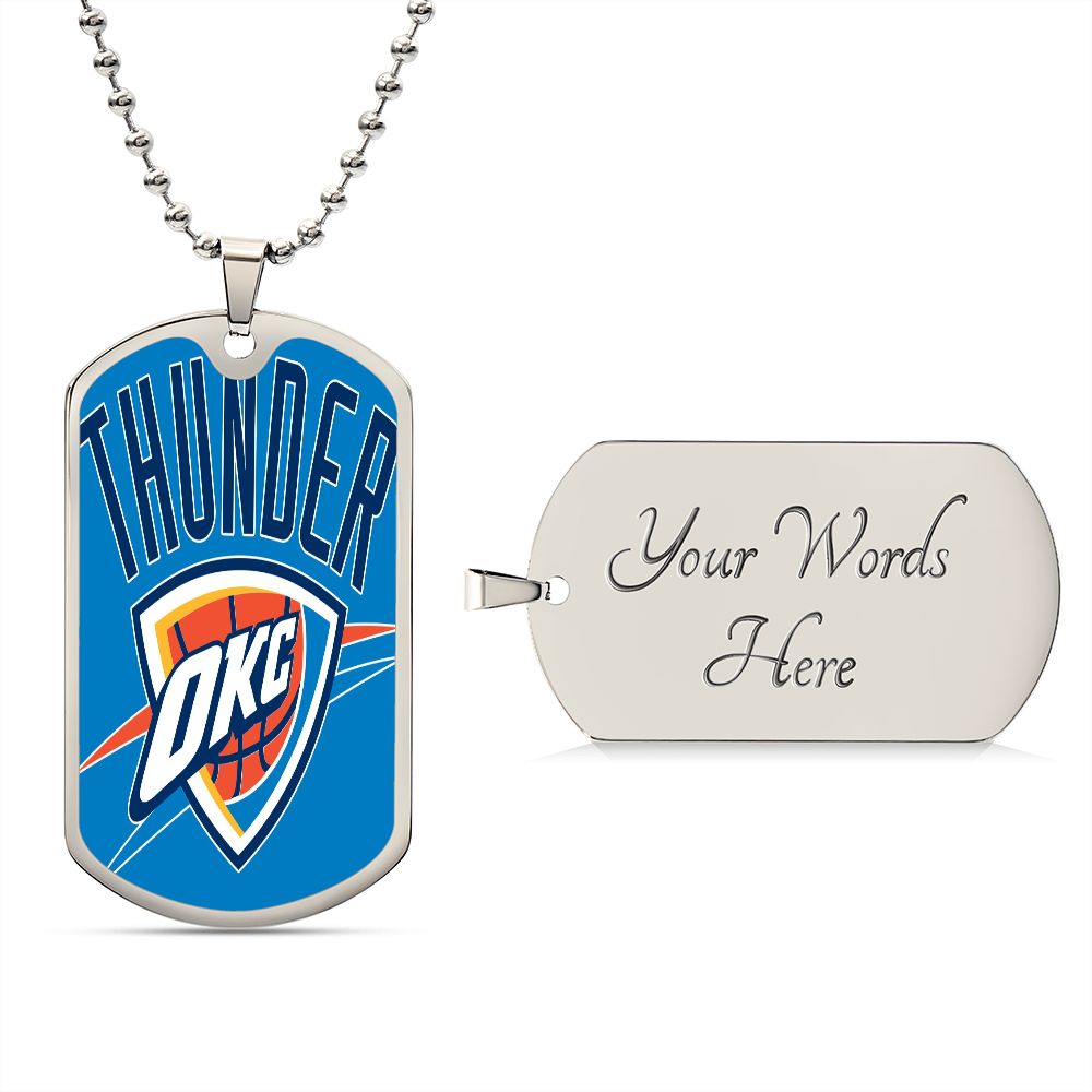 OKC Thunder (Dog Tag)