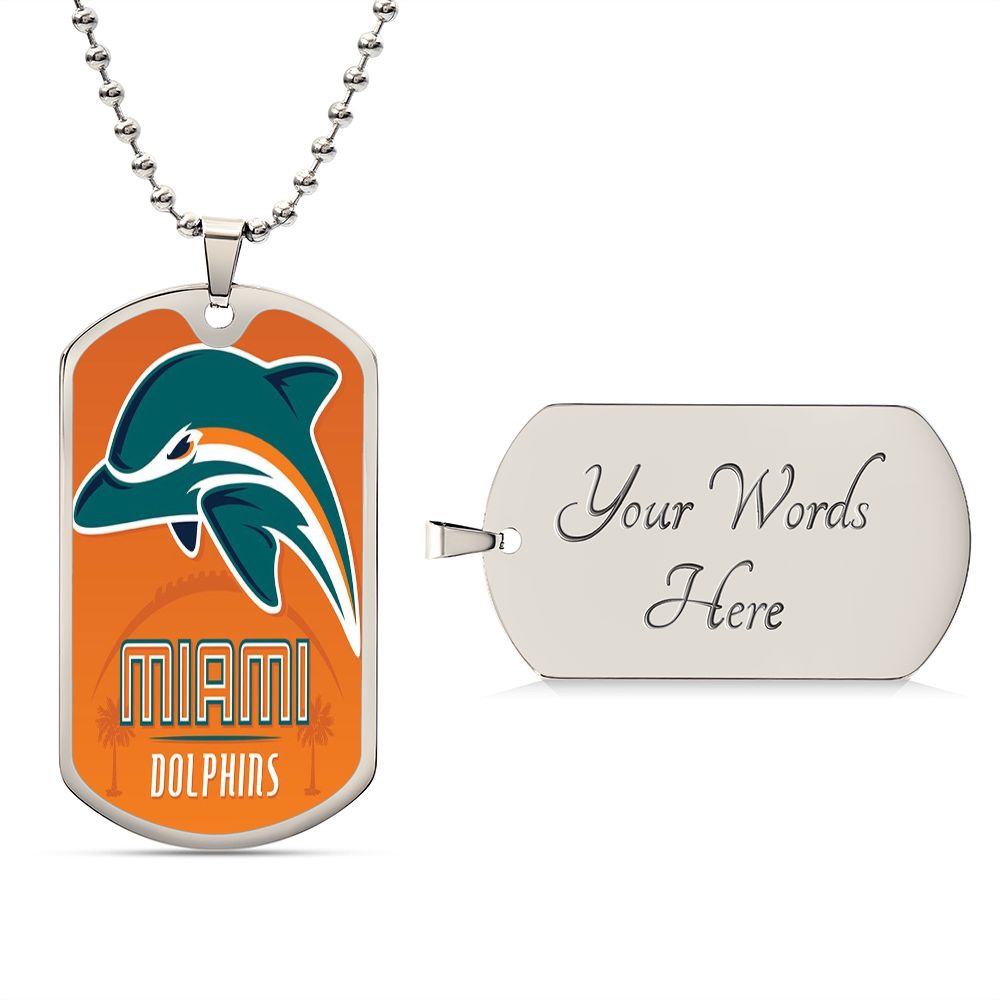 Miami Dolphins (Dog Tag)