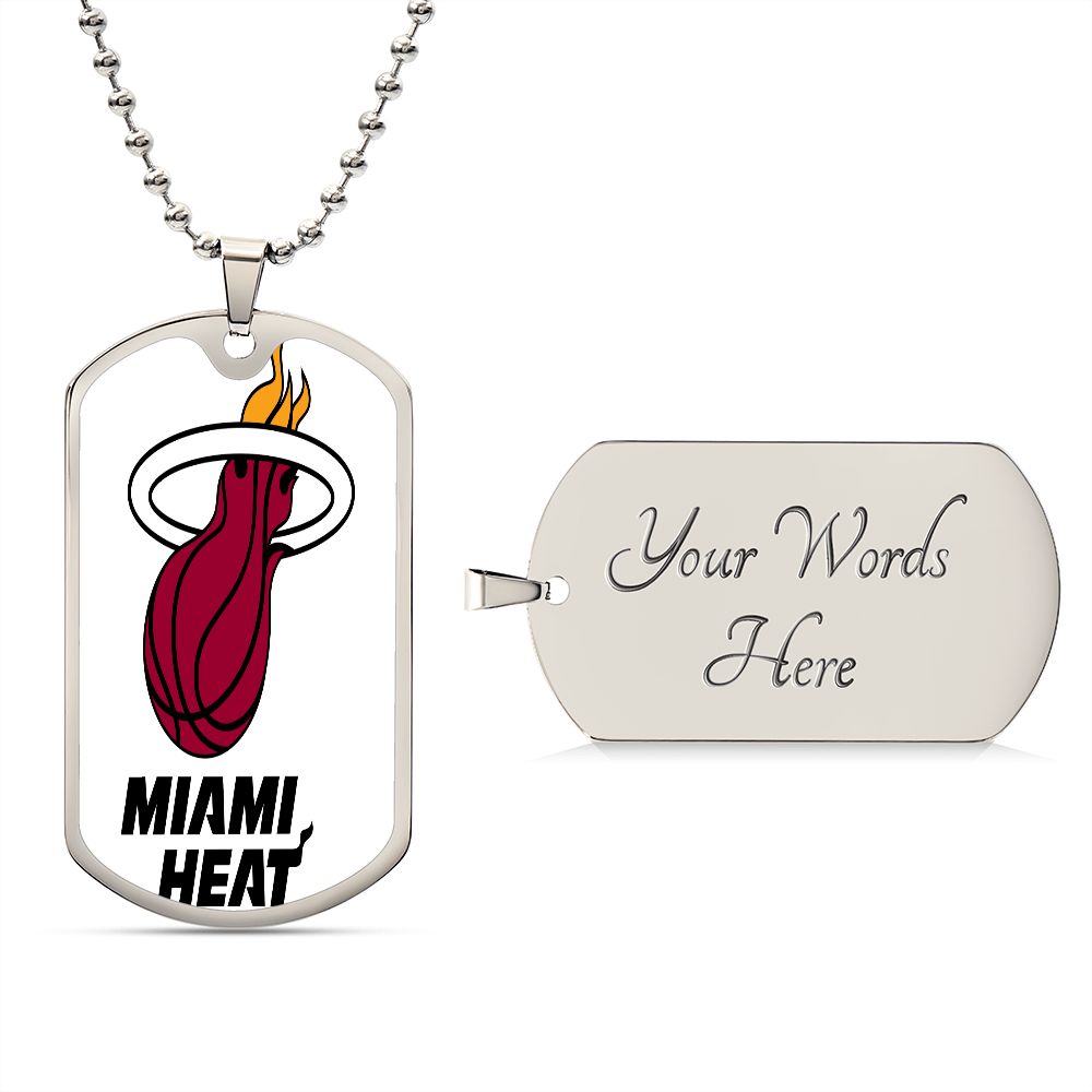 Miami Heat (Dog Tag)