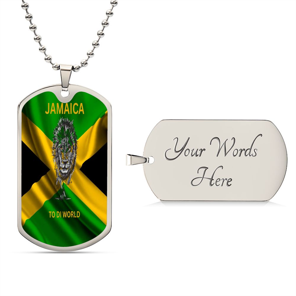 Jamaica (To Di World) Dog Tag