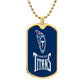 Tennessee Titans (Dog Tag)