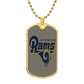 Los Angeles Rams (Dog tag)