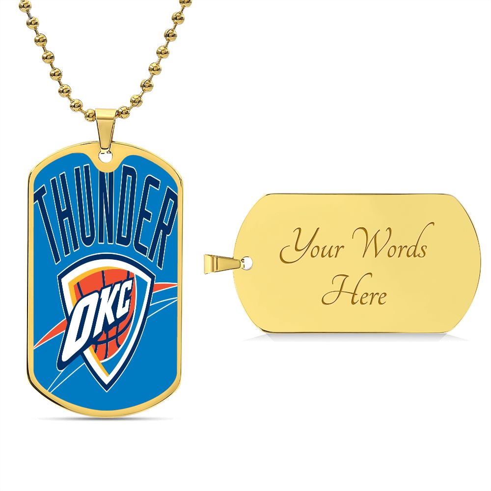 OKC Thunder (Dog Tag)