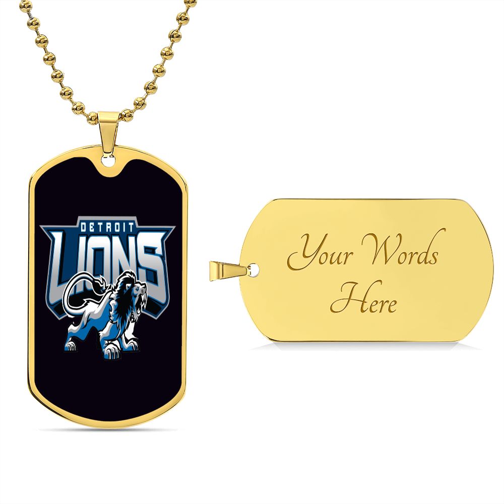 Detroit Lions (Dog Tag)