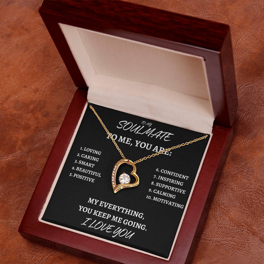 To My Soulmate (My Everything Forever Love Necklace)