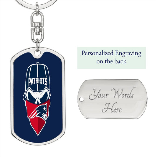 New England Patriots (Swivel Keychain)