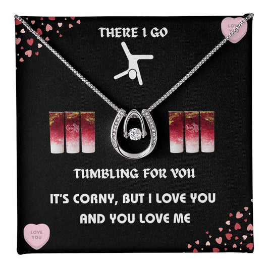 Tumbling for you (Lucky In Love Necklace)