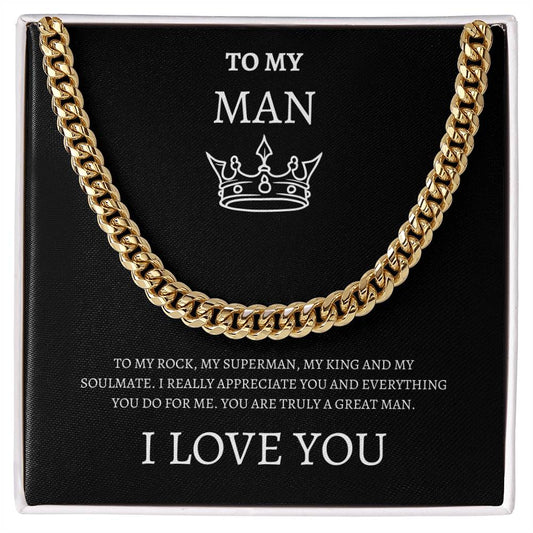 To My Man (Cuban Link Necklace)