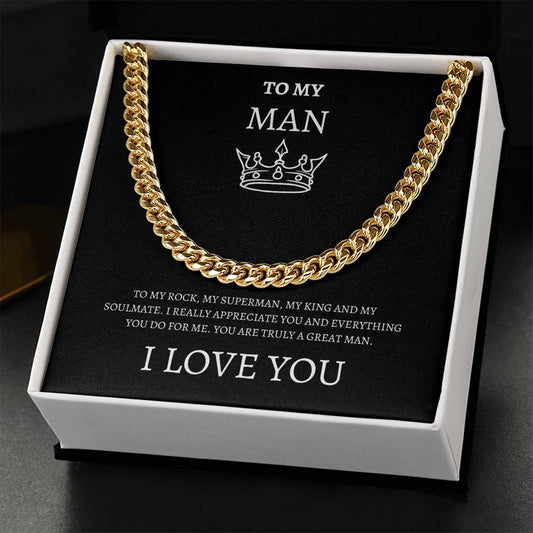 To My Man (Cuban Link Necklace)