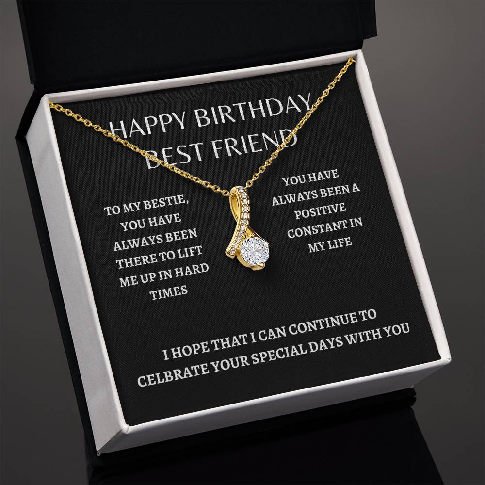 Happy Birthday Best Friend (Alluring Beauty Necklace)
