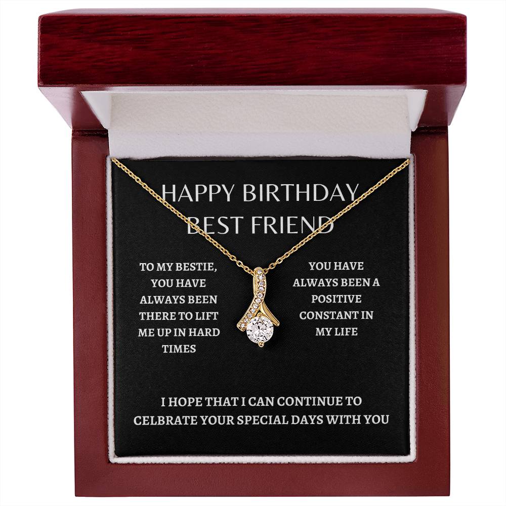 Happy Birthday Best Friend (Alluring Beauty Necklace)