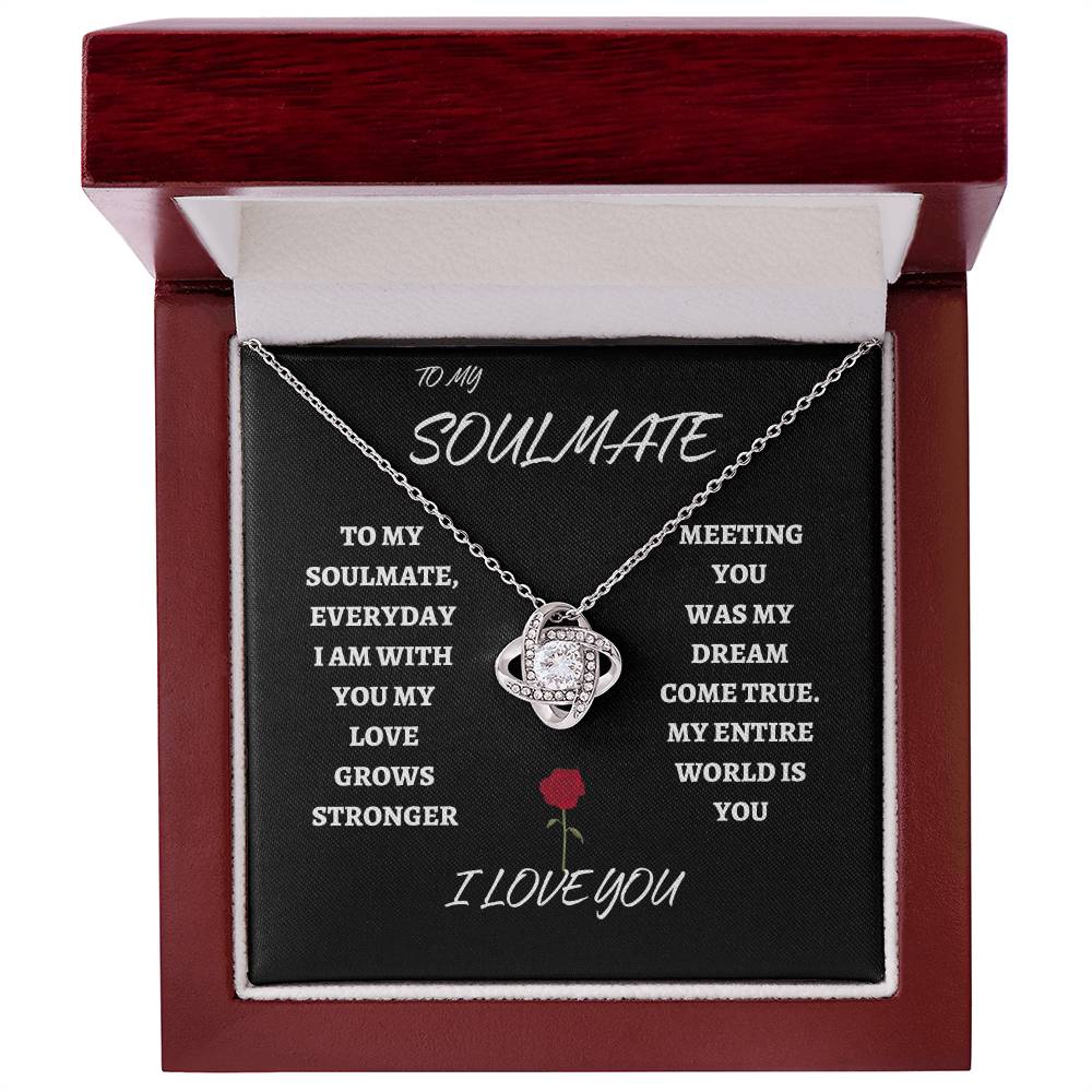 To My Soulmate (Love Knot Necklace)