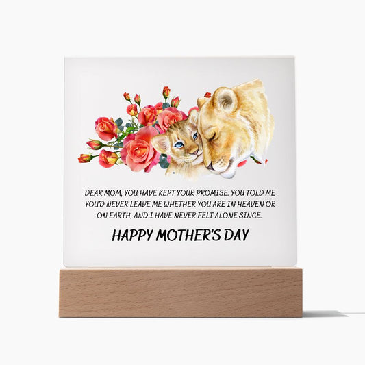 Happy Mother's Day (Lioness Light Square)