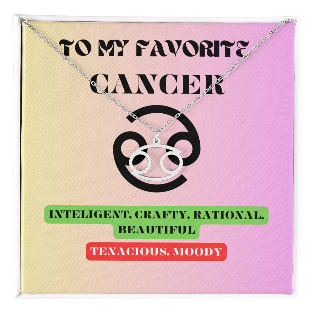 Cancer Zodiac Necklace