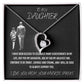 To My Daughter (Forever Love Necklace) Dad
