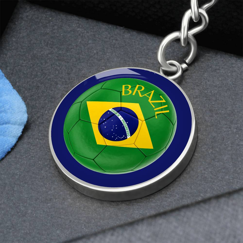 Brazil Football (Keychain)