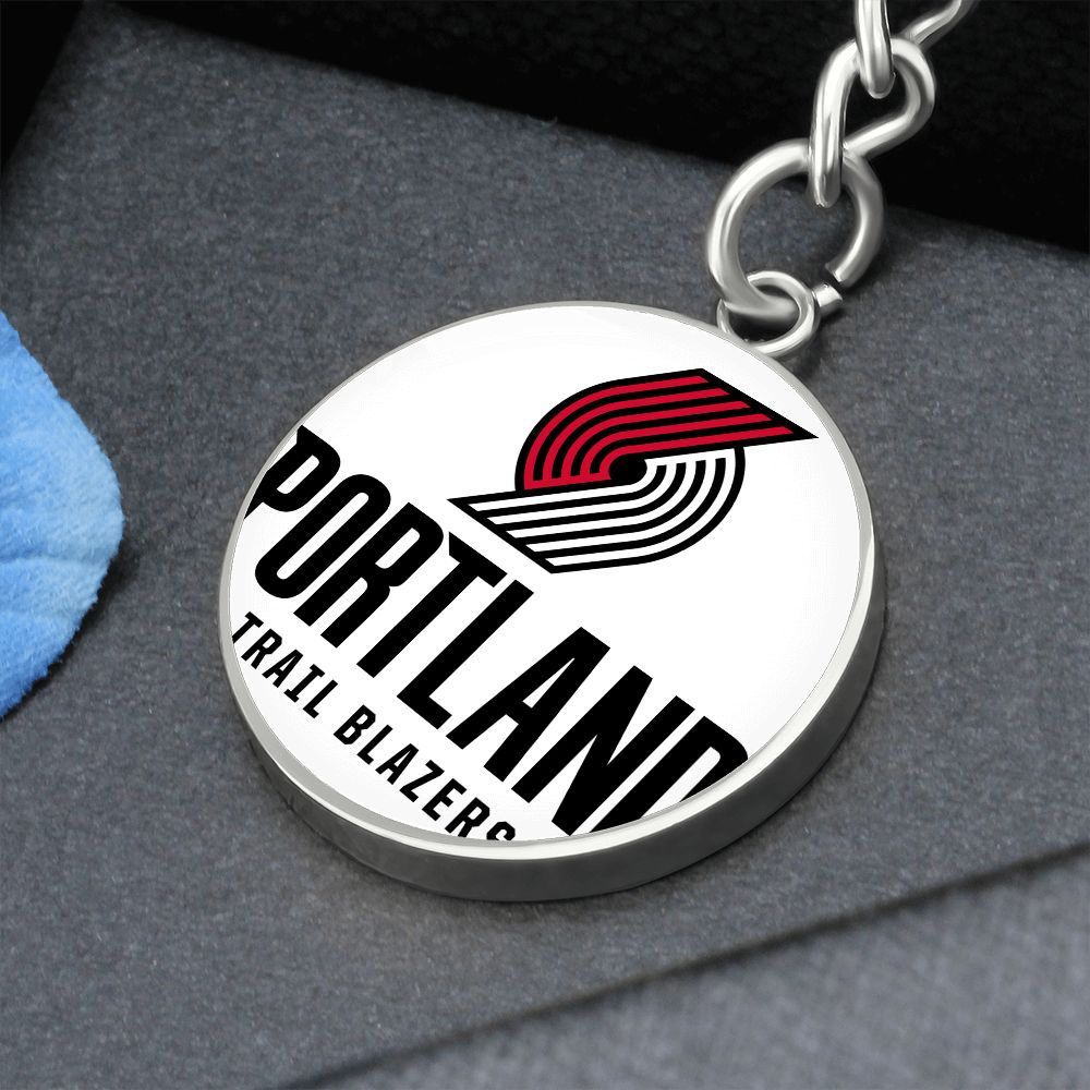 Portland Trail Blazers (Circle Keychain)