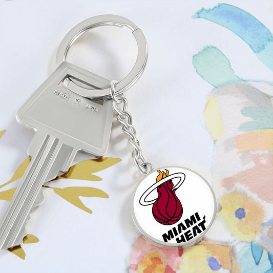 Miami Heat (Circle Keychain)