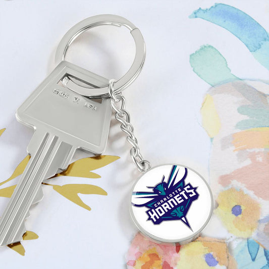 Charlotte Hornets (Circle Keychain)