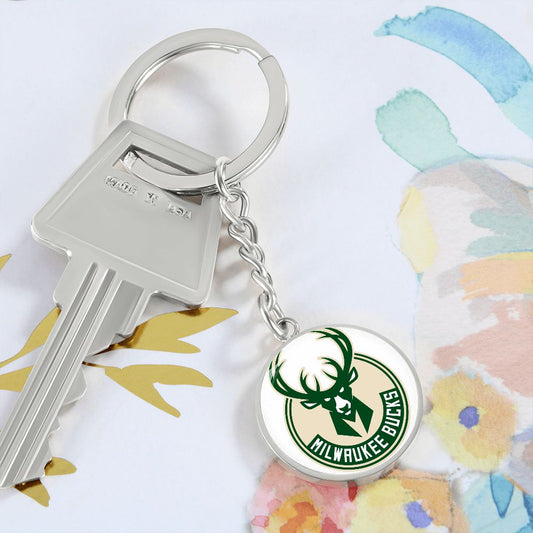 Milwaukee Bucks (Circle Keychain)