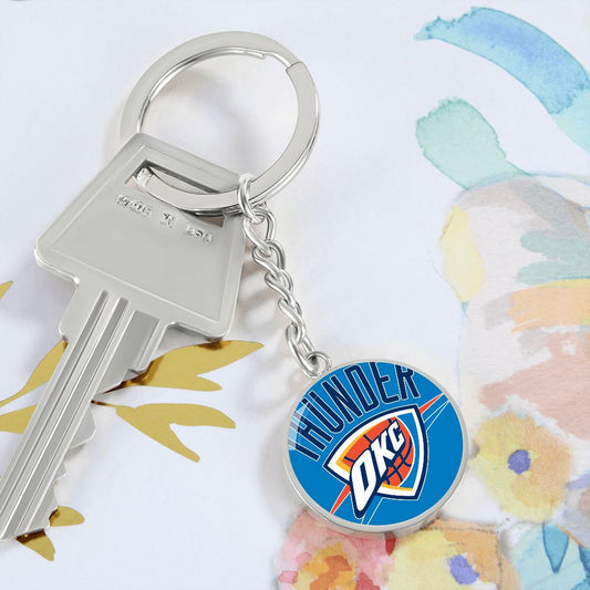 OKC Thunder (Circle Keychain)