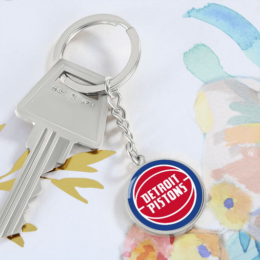 Detroit Pistons (Circle Keychain)