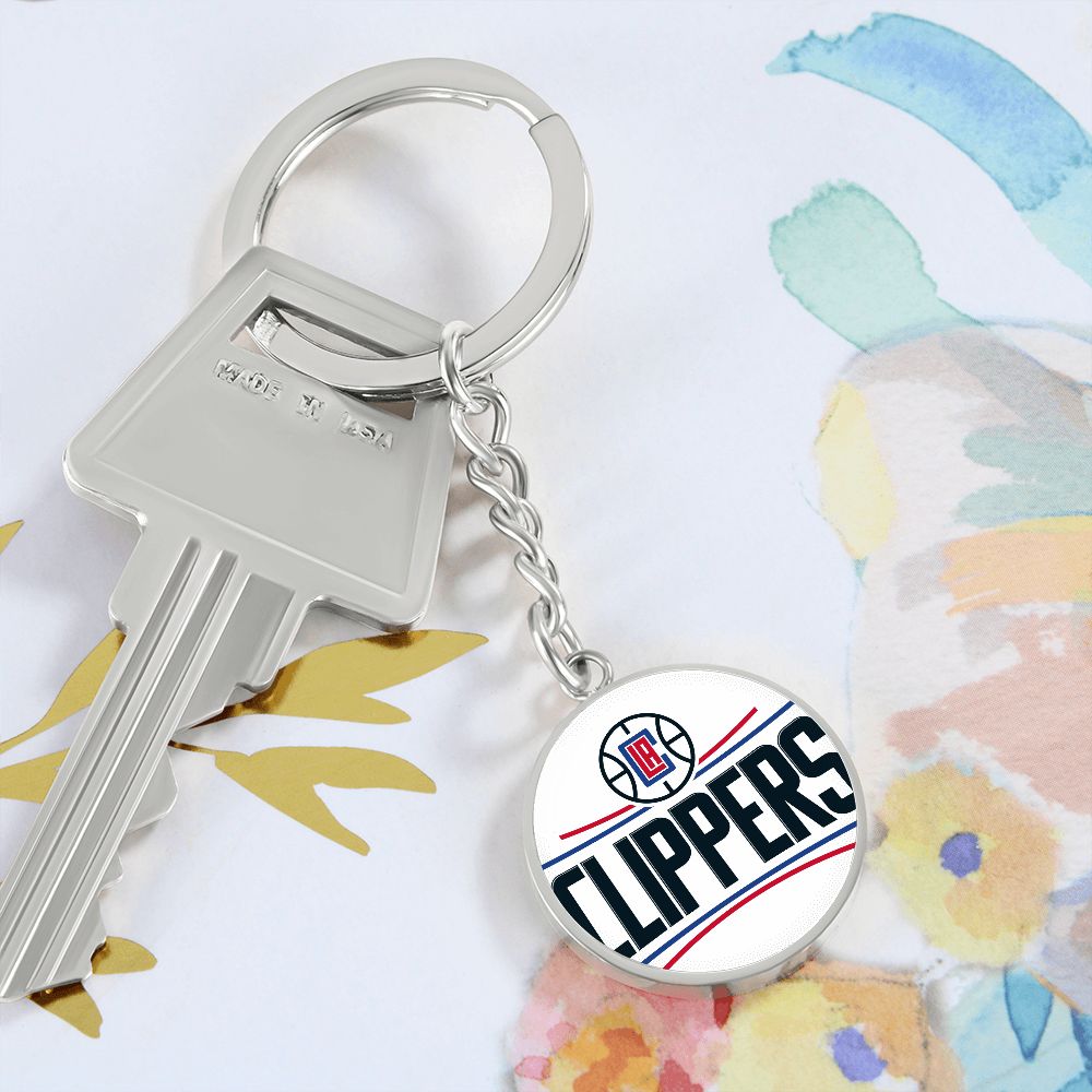 LA Clippers (Circle Keychain)
