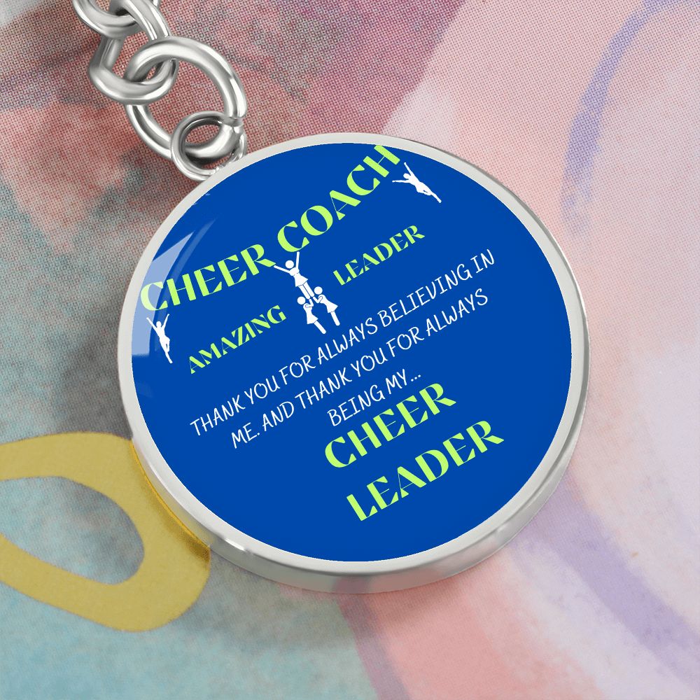 Cheer Coach (Circle Key Chain)