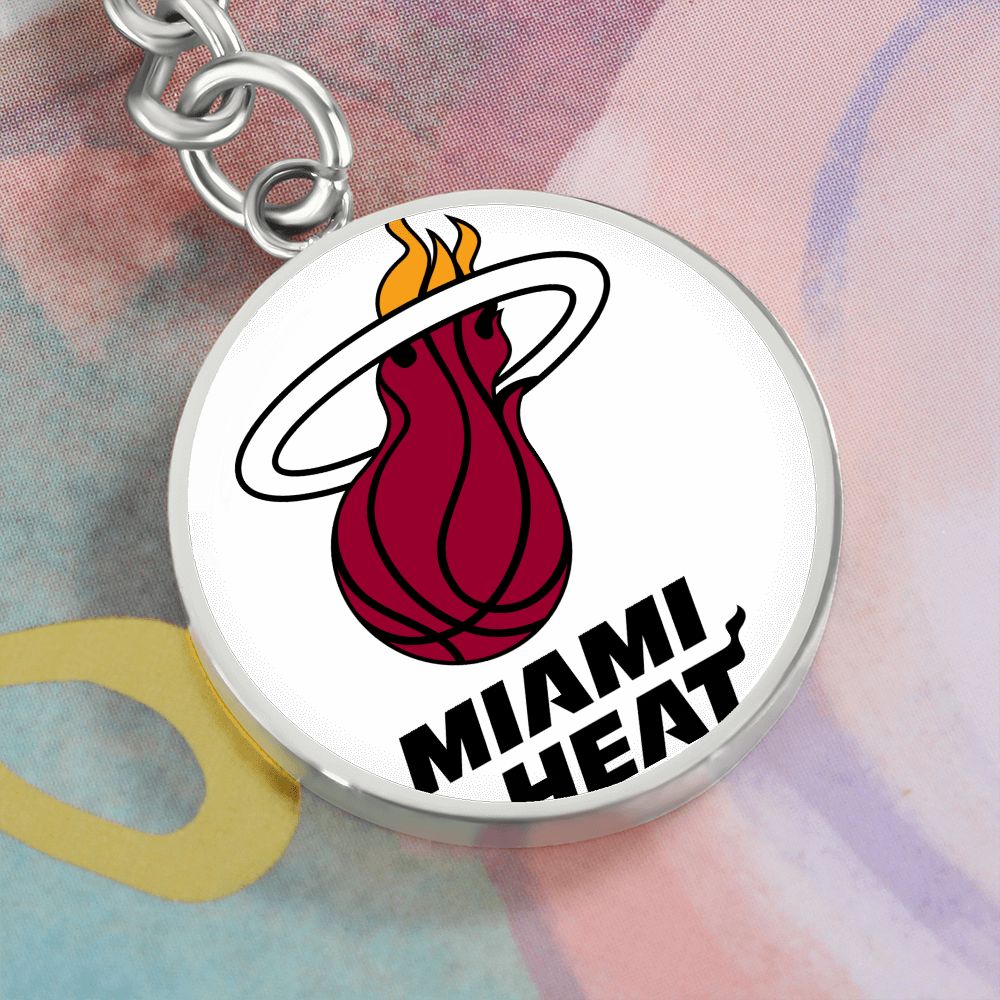 Miami Heat (Circle Keychain)