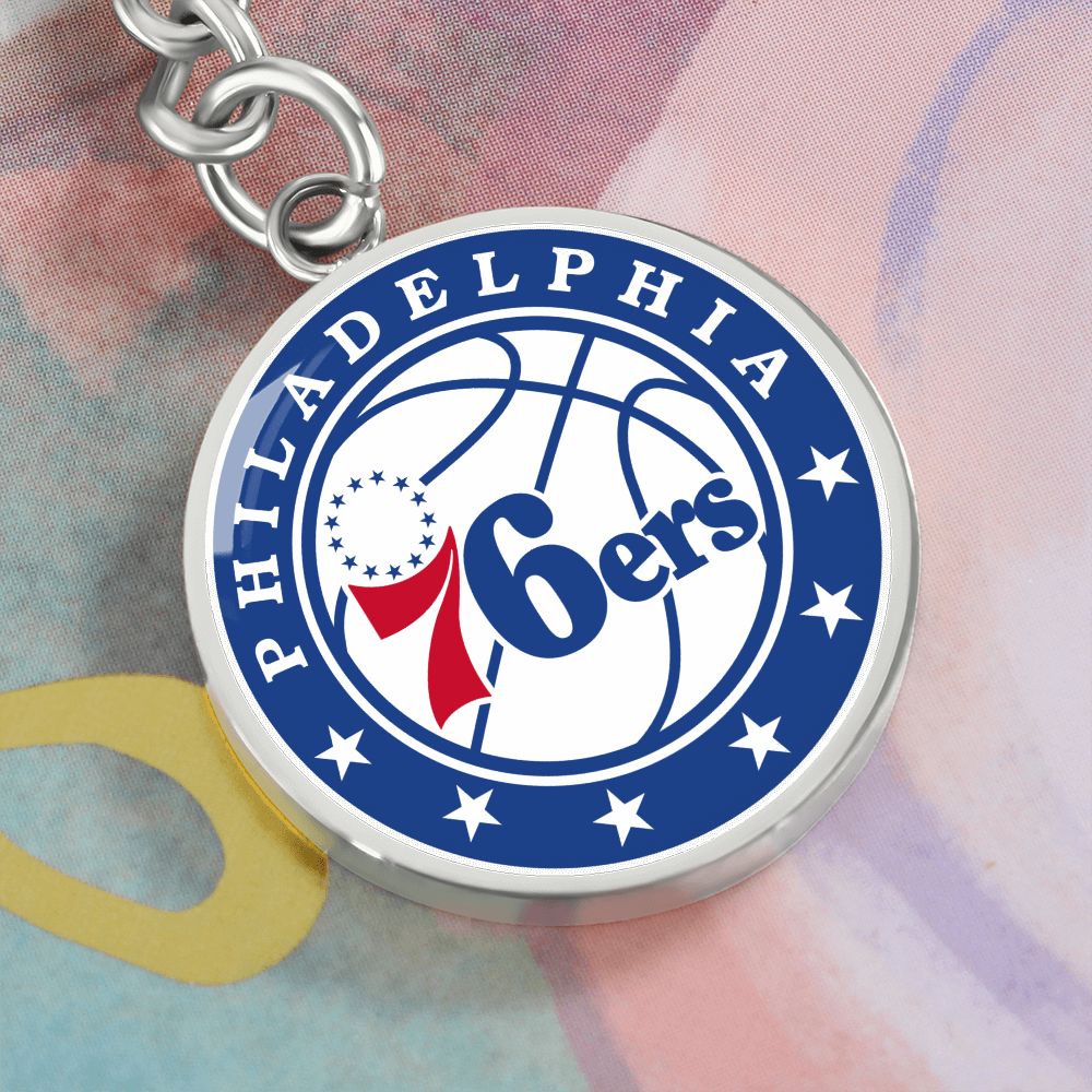 Philadelphia 76ers (Circle Keychain)