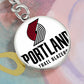 Portland Trail Blazers (Circle Keychain)