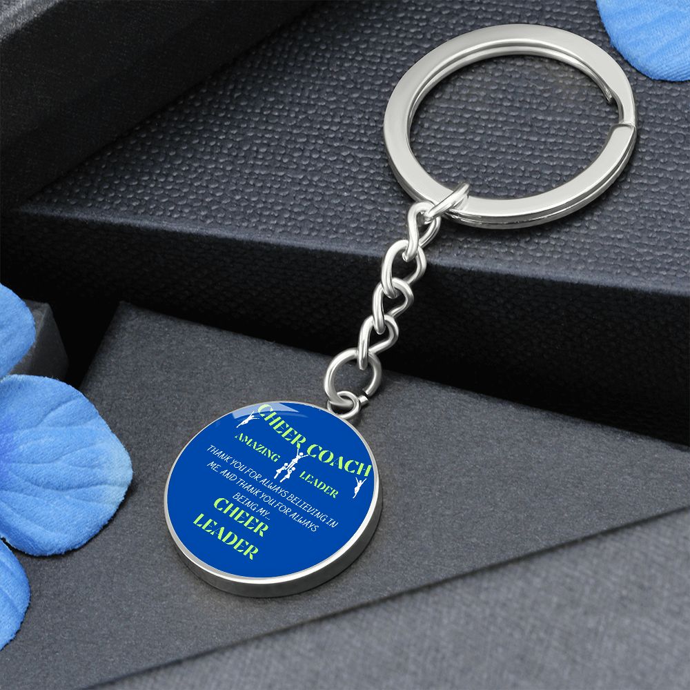 Cheer Coach (Circle Key Chain)