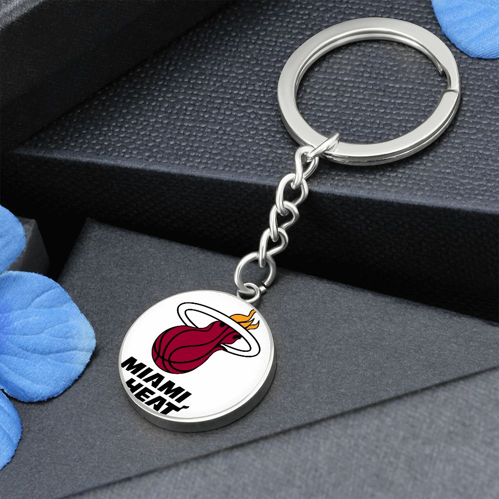 Miami Heat (Circle Keychain)