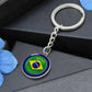 Brazil Football (Keychain)