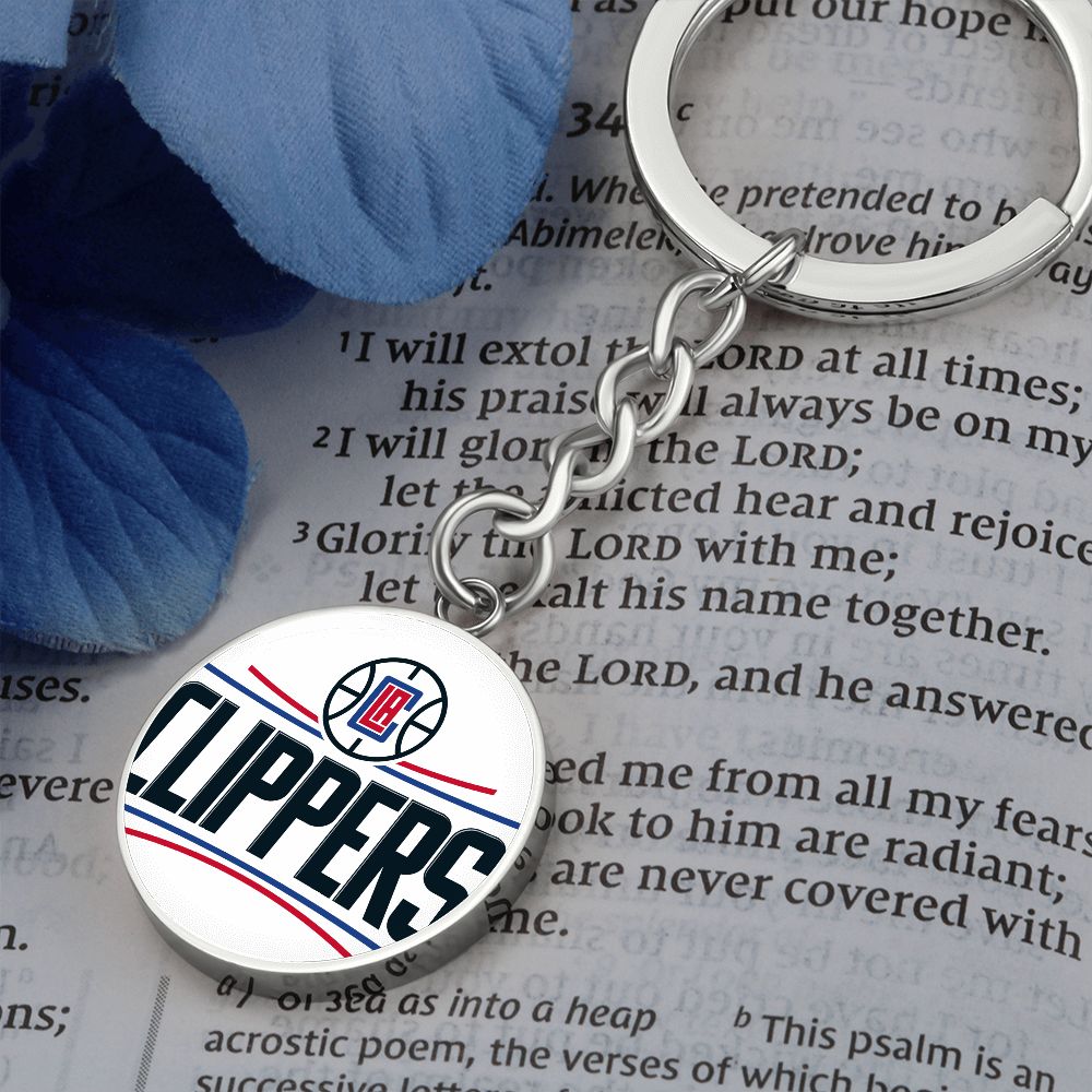 LA Clippers (Circle Keychain)