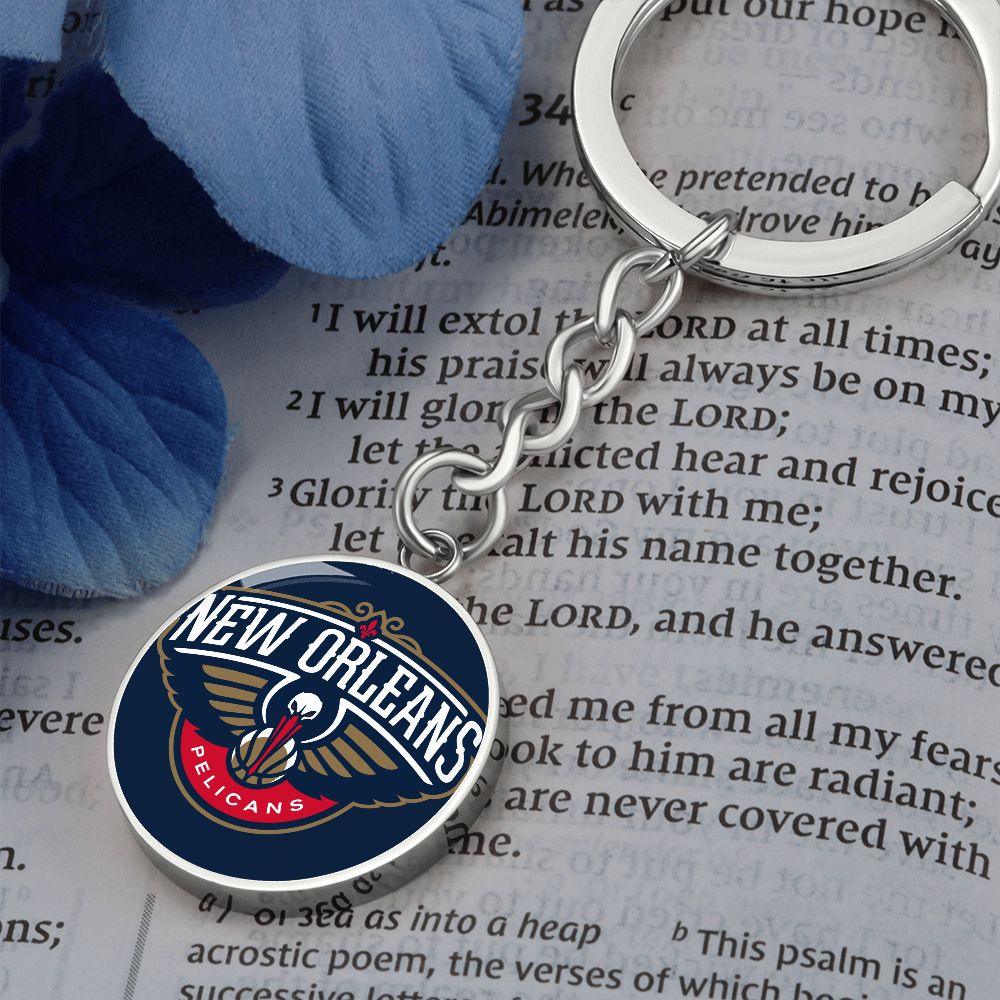 New Orleans Pelicans (Circle keychain)