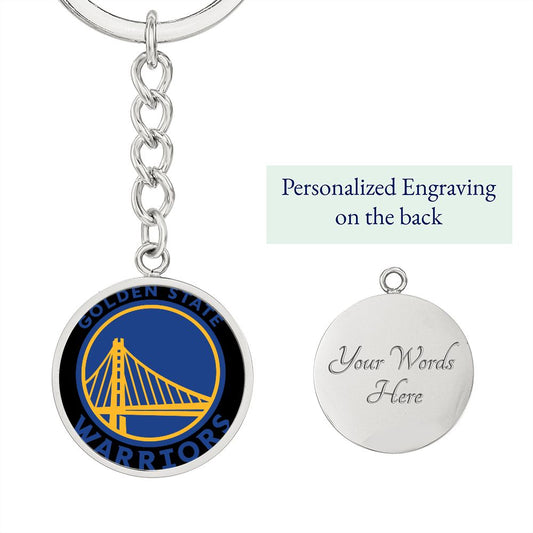 Golden State Warriors (Circle Keychain)